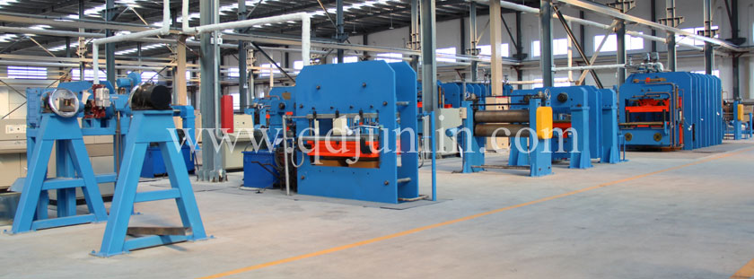 Conveyor belt production line