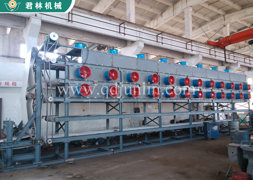 Screen type cooling machine